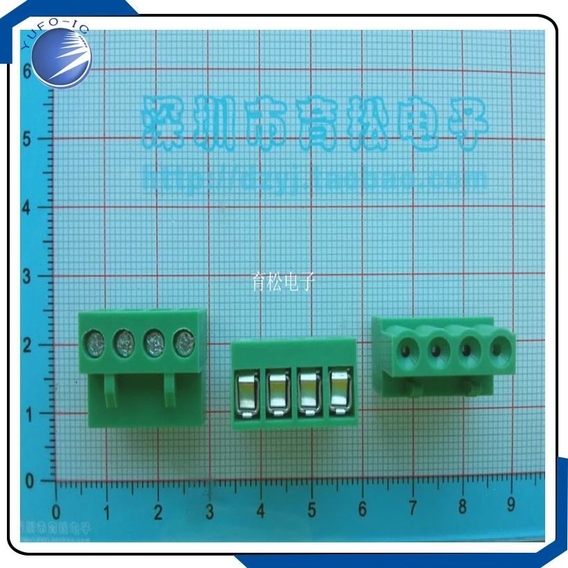 10PCS/LOT  Just plug HT5.08 4P 4 plug type connector terminal spacing 5.08MM 10