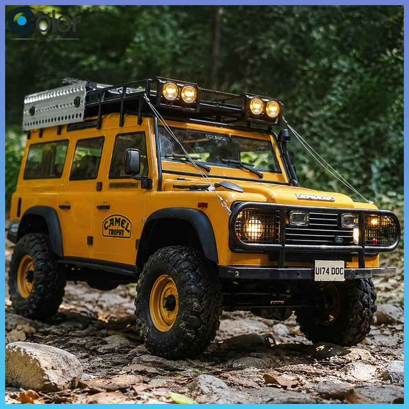FMS FCX10 1 10 Land Rover Camel Trophy Officially Licensed RC Crawler Realistic 4WD Off Road Remote Control Hobby Car Model