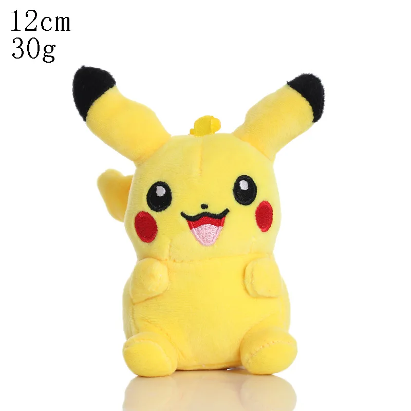 Pokemon Plush Toys Pikachu Bag Pendant Anime Figure Eevee Charmander Bulbasaur Kawaii Stuffed Dolls Decoration for Kids Gifts