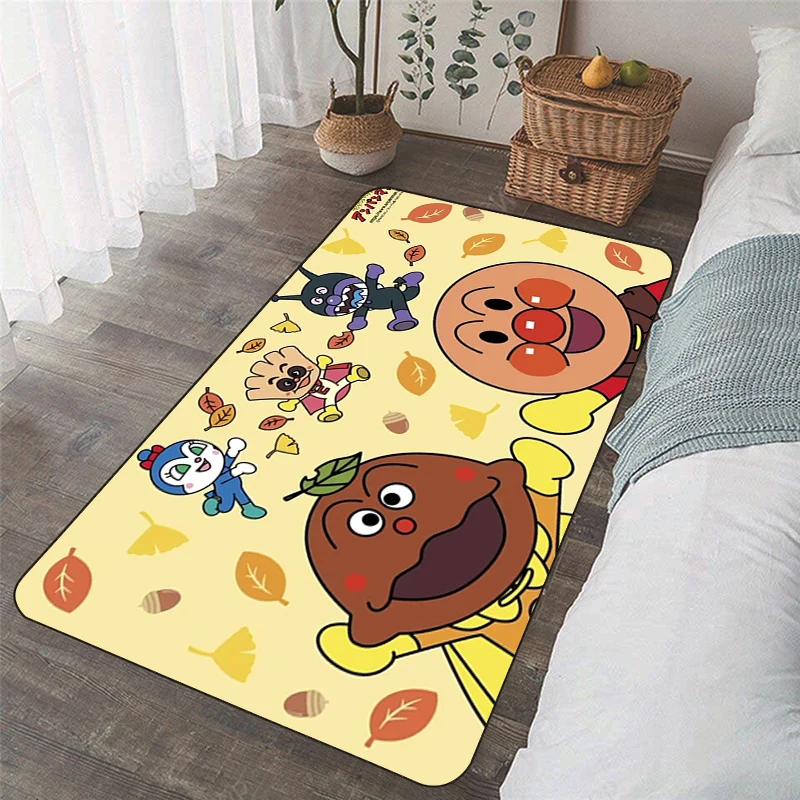 40x60 Kitchen Carpet Entrance Doormat Anpanman Living Room Mat Home Decor Bedroom Rug Cute Cartoon Foot Mats Door Bathroom Rugs