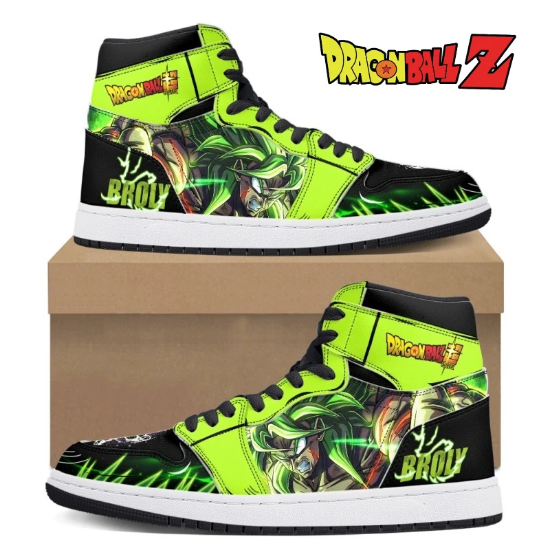 

Dragon Ball Son Goku Fashion Sneakers - Anime Basketball Inspired Shoes for Men & Women, Unisex Casual Wear & Holiday Gift
