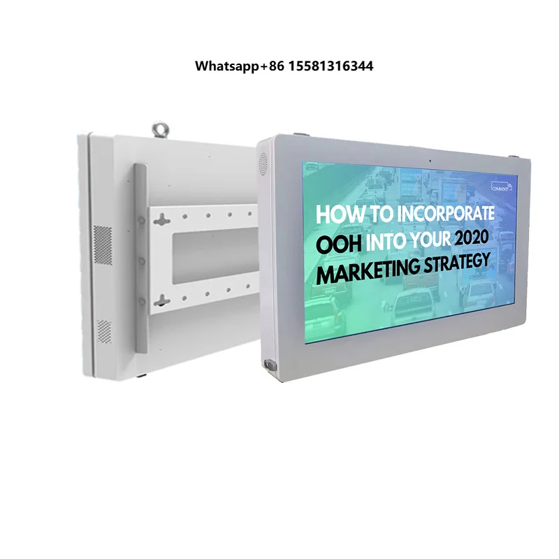75 Inch Waterproof Outdoor Digital Signage Wall Mounted Marketing Advertising LED Display Screen Advertising Equipment