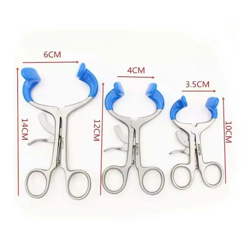 GULPOOE 1Pcs Dental Cheek Lip Retractor Stainless Steel Mouth Opener Cheek Expander Dental Molt Gag Orthodontic Opener Oral