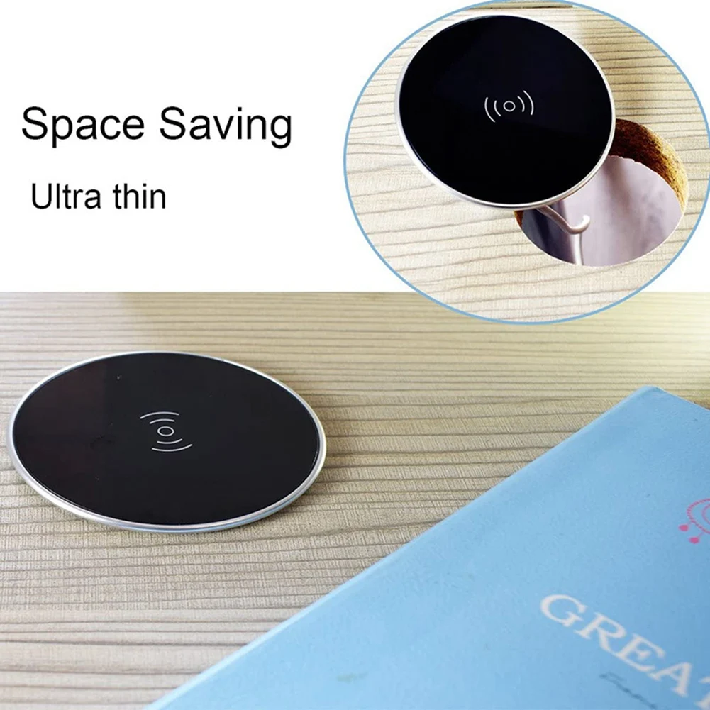 ABJU Built in Desktop Wireless Charger Desktop Furniture Embedded Fast Wireless Charger Charging for Smartphone