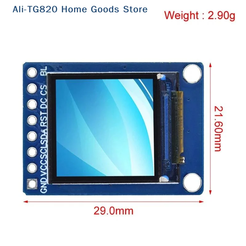 [TG820]1Pcs 128x128 SPI GC9107 Controller TFT Screen 0.85 Inch IPS LCD Display Module DIY Project ESP32 For Raspberry Pi