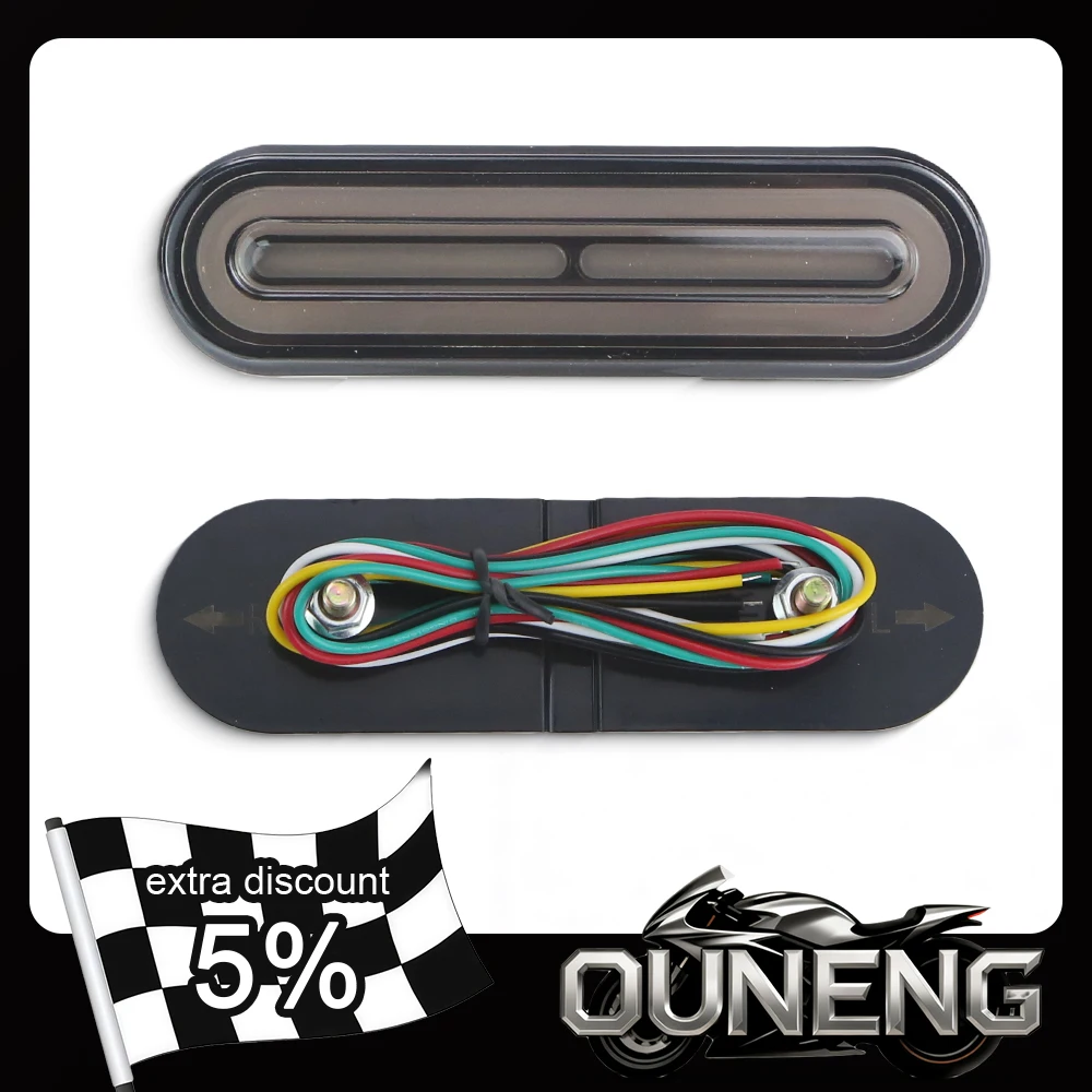 

3 in LED Motorcycle Tail Light Sequential Turn Signal Stop Brake Lamp Waterproof For Motorbike Dirt Pit bike ATV UTV