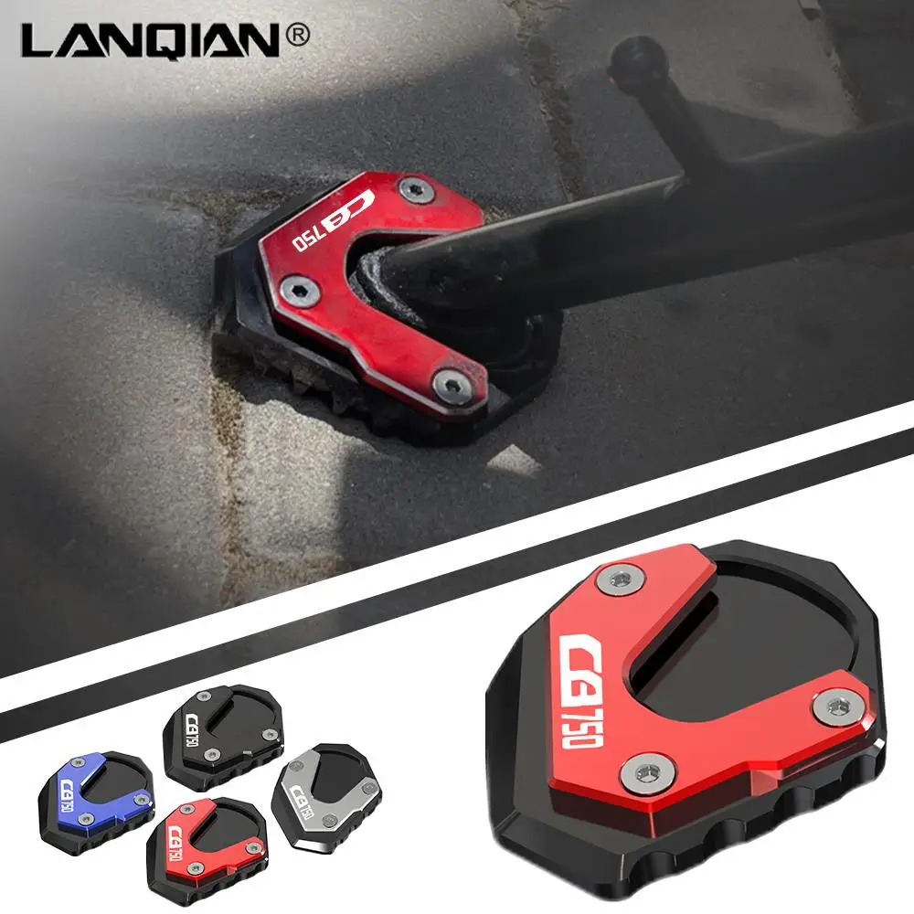 

For HONDA CB750 CB 750 HORNET 2023 2024 Motorcycle Accessories CNC Kickstand Foot Side Stand Enlarger Pad Wheel Tire Valve Caps