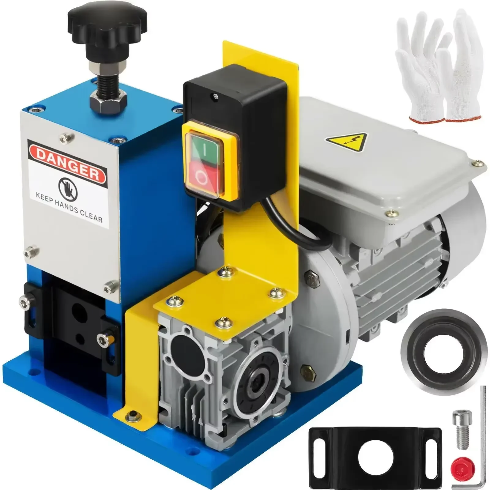‌ SIHAO Elektrische Kabel Stripper Machine 1.5mm-38mm 10 Blades Draad Stripper voor Plastic Rubber Verwijdering Elektricien Gebruik ‌