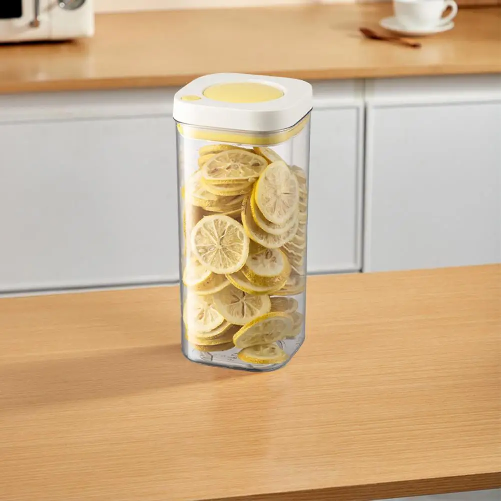 Reusable Pantry Organizer Air-tight Sealed Container Stackable Cereal Storage Container with Air-tight Seal for Pantry