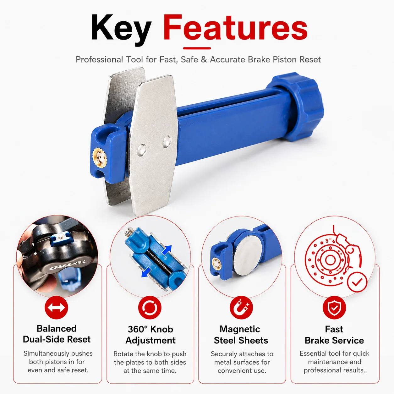PINMOAP 1/2PCS Bike Brake Piston Reset Tool Hydraulic Disc Caliper Press Spreader For Mtb Road Bicycle Pad Adjustment Repair