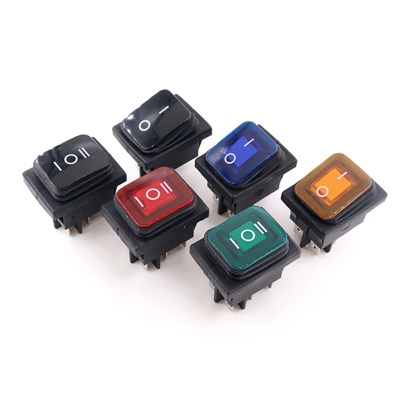 1PCS KCD2 2 ON-OFF … - image
