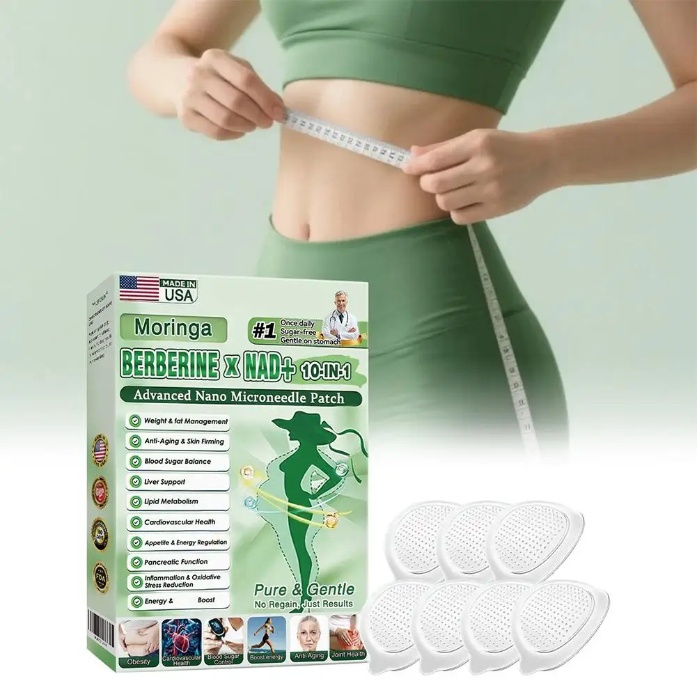 Moringa Slimming Micro-needle Patch Gentle Refreshing Breathable Skin-conforming Daily Portable Skin-friendly Body Shaping Care view 6