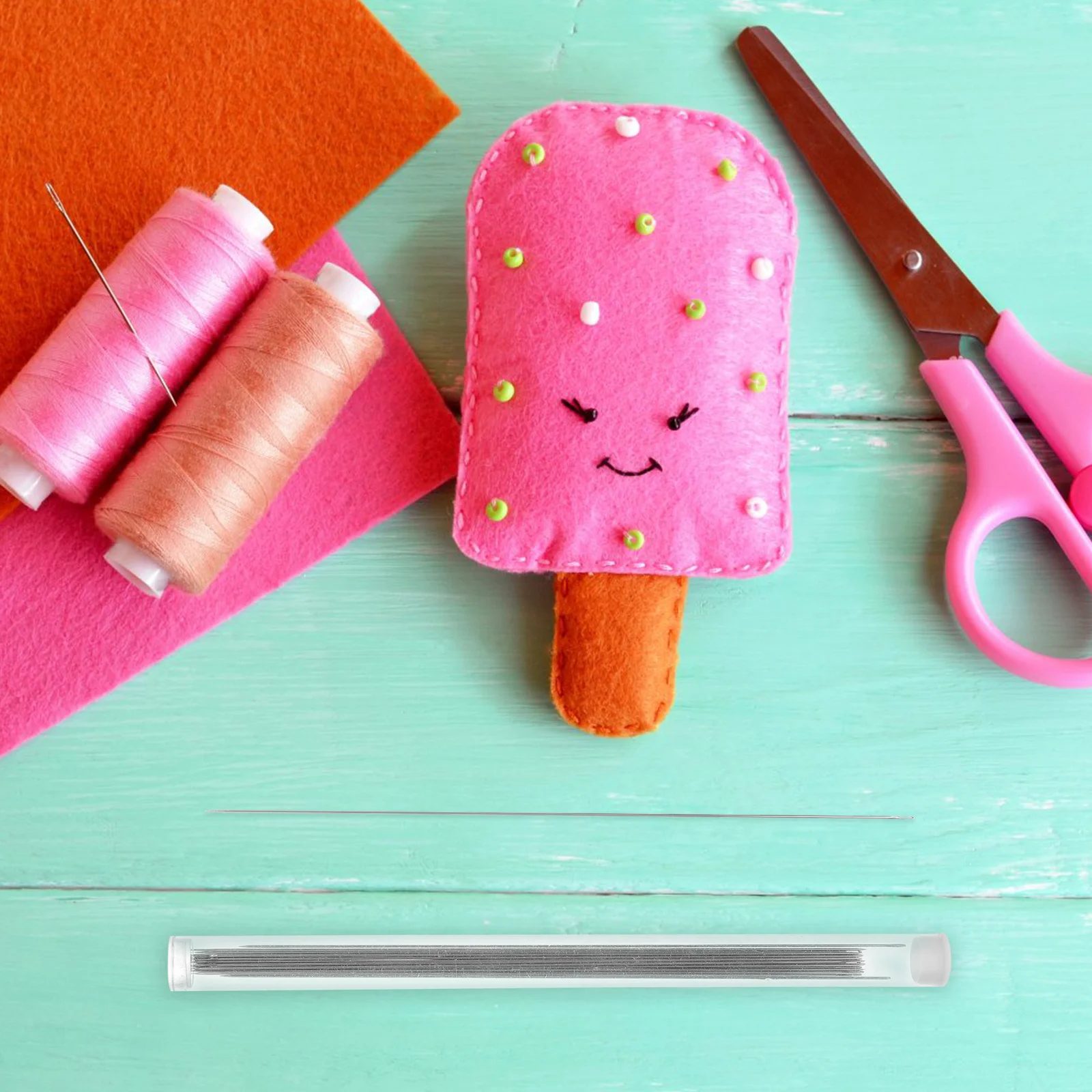 

20Pcs Beading Needles DIY Yarn Knitting Stitching Anti Rust Reusable for Weaving Ends Sewing Seams Jewelry Making 150mm