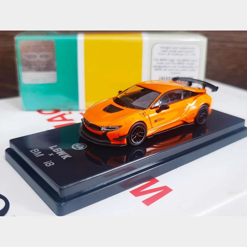

Para литой под давлением масштаб 1:64 i8 спортивный автомобиль из сплава, имитация модели автомобиля для взрослых, коллекционные сувениры, подарки, статические украшения, дисплей