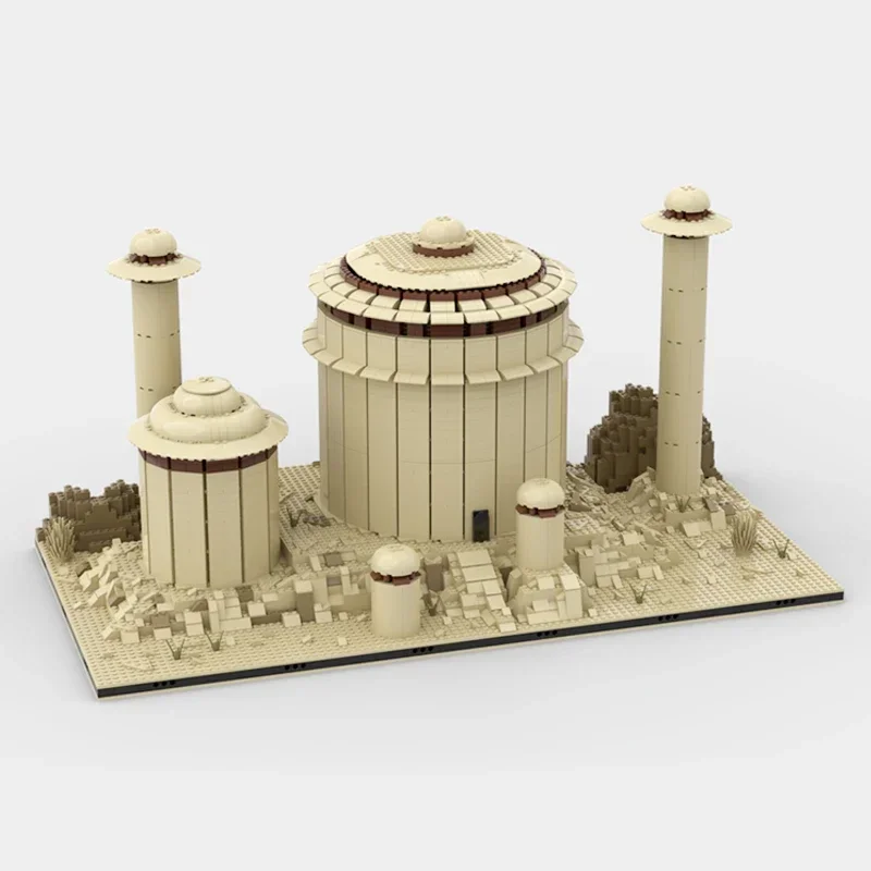 Modelo de película estrella, ladrillos de construcción Moc, tecnología de palacio de tatuaje del desierto, bloques modulares, regalos, juguetes de Navidad, conjuntos DIY de montaje