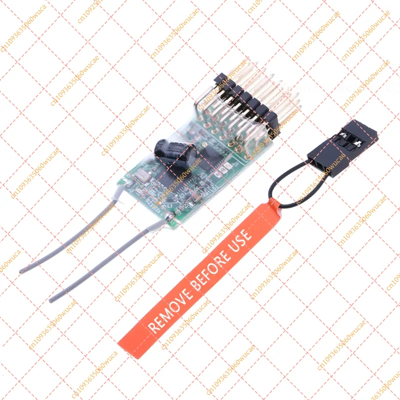 DSM2 2.4GHz 6100E 6-Channel Receiver Compatible JR/SPEKTRUM/D7E D10 DX6I DX18 DX8 DX9