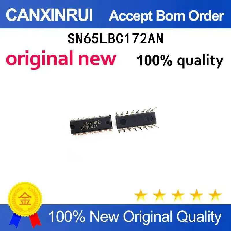 （5-100 pieces）Brand new original SN65LBC172AN PDIP-16 spot chip IC