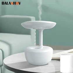 Air Humidifier Anti-Gravity Ultrasonic Cool Mist Maker Night Light Weightless Sprayer with LED Night Light Water Droplet