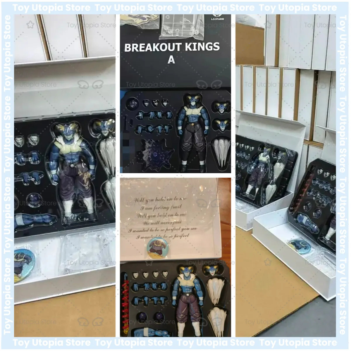 Envío en 24 Horas, Disponible en Stock, L.S.STUDIO Dragon Ball Super Moro, BREAKOUT KING, Goku, Vegeto, Super Saiyan Moro
