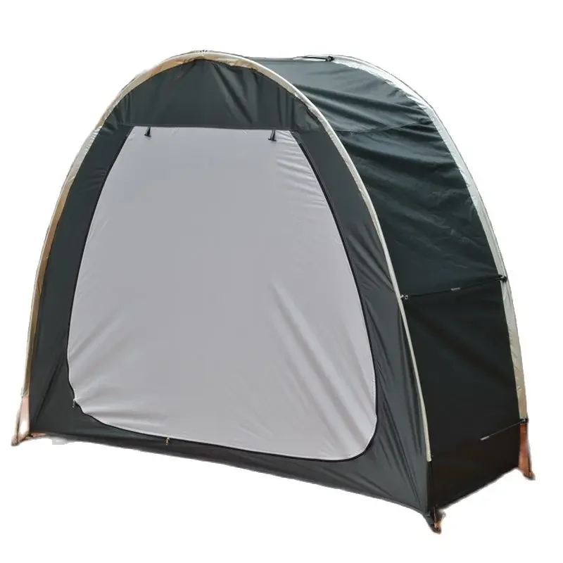 Black Bicycle Storage Outdoor Camping Multipurpose Tent 210D Oxford Silver Coated Anti-dirty Garden 2bike or 1motorcycle Shelter