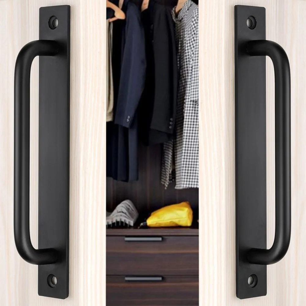 

1/2 шт. новые 5,8-дюймовые ручки для раздвижной двери сарая, простая установка, ручка для двери шкафа из алюминиевого сплава, ручка для раздвижной двери