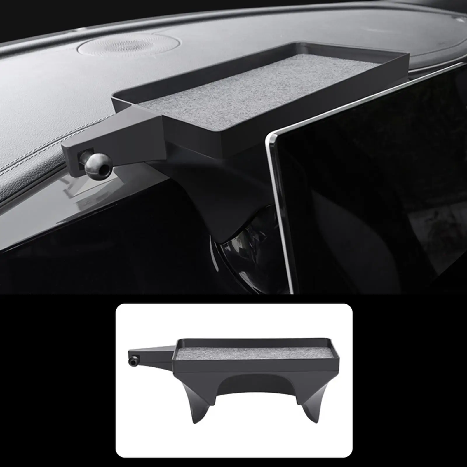 

Dashboard Organizer Tray Navigation Screen Case for Byd Qin Plus 21-22 10.1 inch Screen