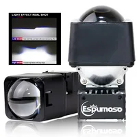 Proyector LED de luz alta, lente LED de matriz de 1,5 pulgadas, 10000LM, faro auxiliar bi-led, luz antiniebla para accesorios de motocicleta y coche