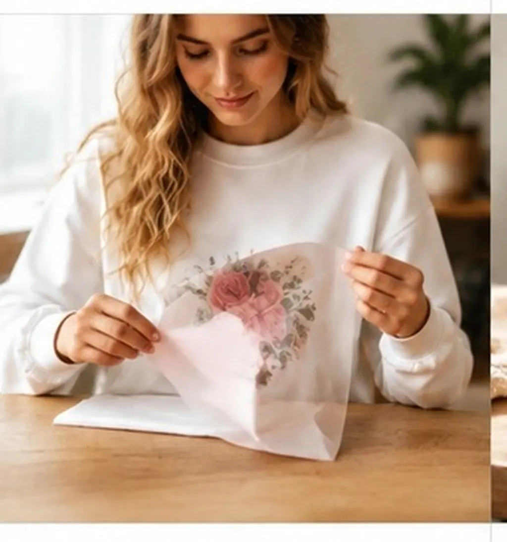 30Pcs A4 Heat Transfer Paper Inkjet Printable Iron on Transfer Paper for T Shirts Sweatshirts Hoodies DIY Sublimation Craft