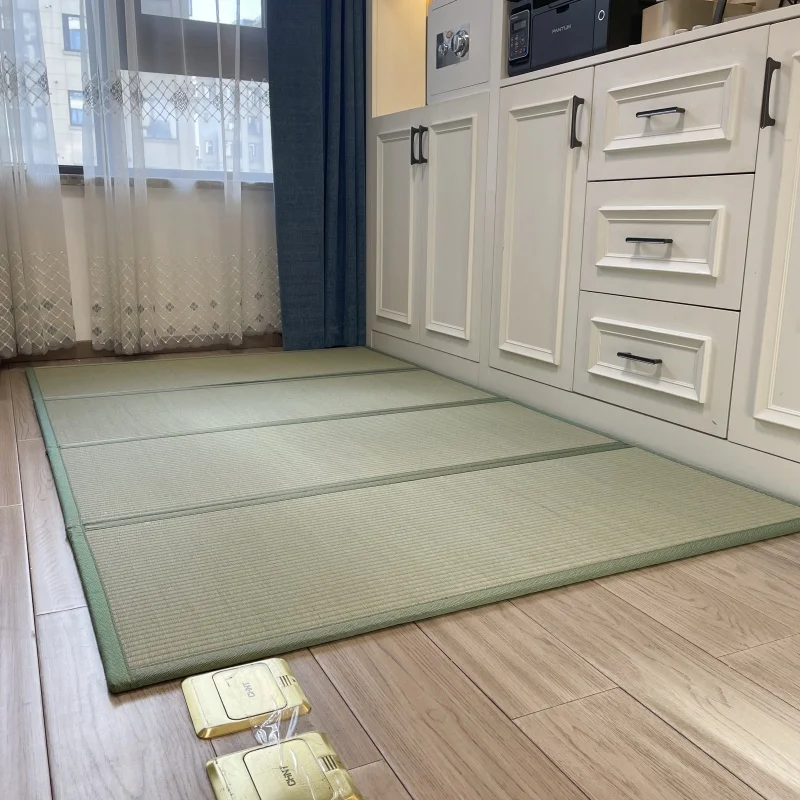 Afbeelding 4: Japanse Tatami Vloermat & Futon Matras Dikker Oprollen Slaapmatje Opvouwbare Tatami Gastbed Traditionele Japan Shiki Futon