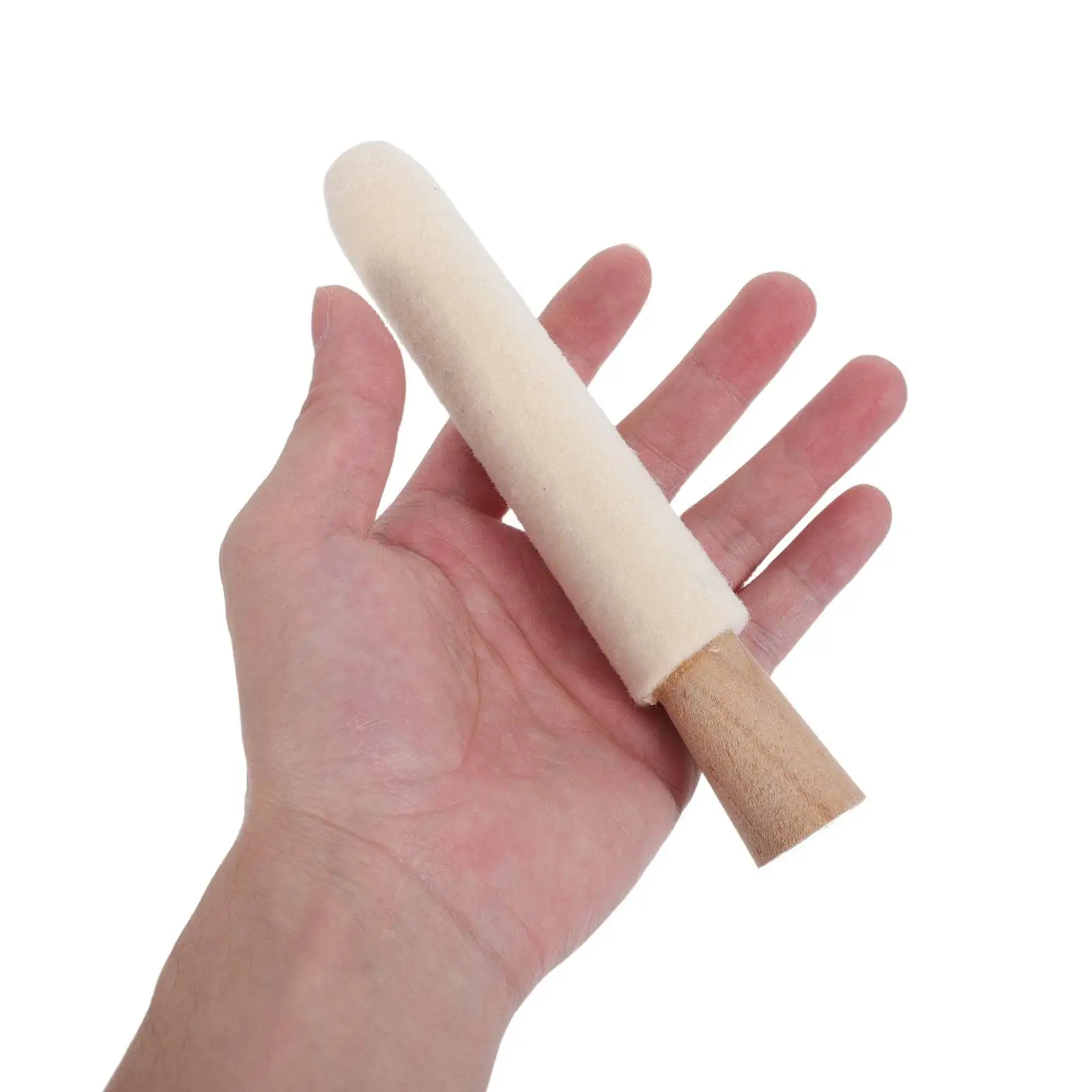 

5Pcs Inner Ring Polisher Jewelry Polishing Rods Wooden Handle Small Buffing Tool Jewelry Polisher Tool Ring Polishing for Gold