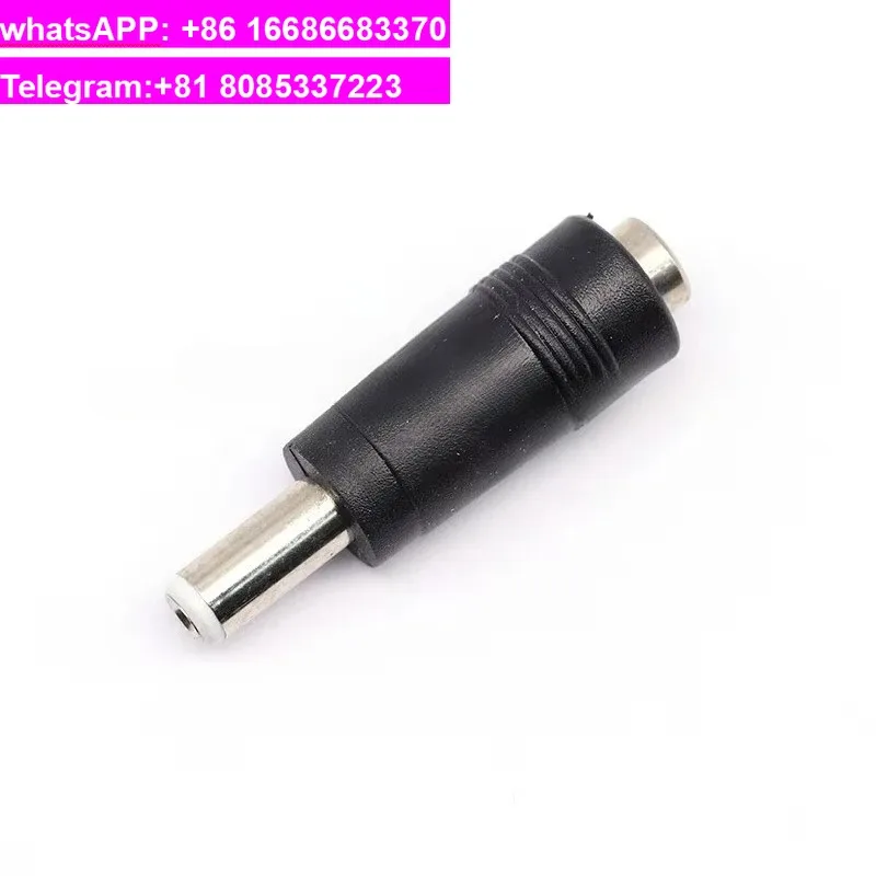 Conversion he-ad soc-ket Dc power ada-pter connector plug 5.5 * 2.1mm female to 5.5 * 2.5mm male