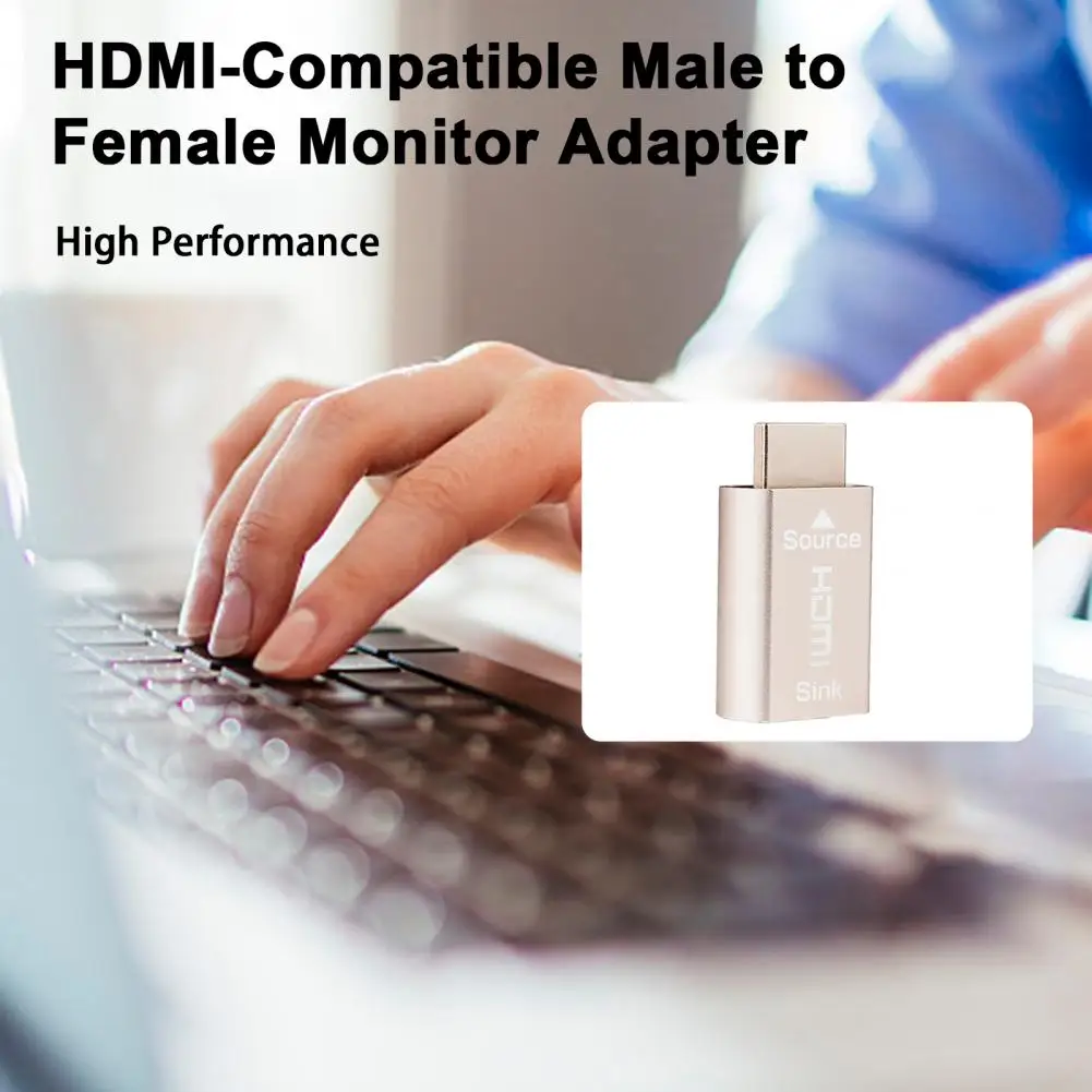 Useful Plug And Play Mini Portable HDMI-Compatible  Male to Female Adapter Converter Computer Accessories