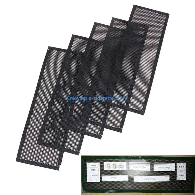 PVC Computer Fall Rückseite Schild Staub Filter Schild Zurück Platte Host Schallwand Fall Schallwand Für Computer Chassis Y4QF – Detail 3