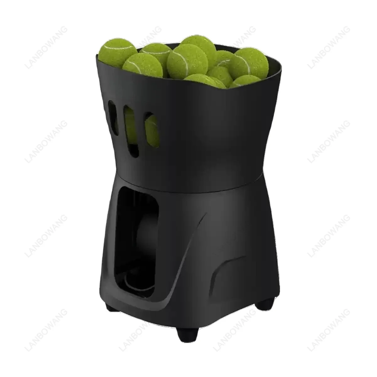 PT‑Mini Automatic Tennis Ball Launcher, Portable Single‑Hit Practice Training Machine For Beginner Tennis Player 1Pcs