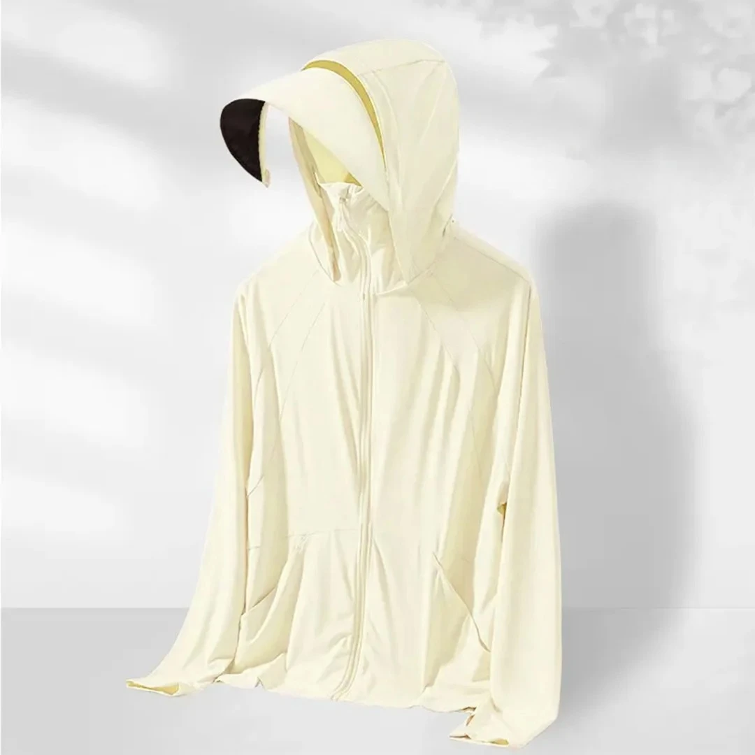 

Anti-ultraviolet, thin, ice silk, loose, breathable, cool-feeling sunshade coat Women's summer sun protection clothing