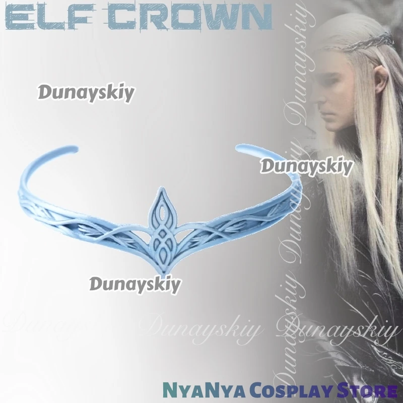 يستخدم تاج قزم الهالوين دعائم مسرح تكنولوجيا الطباعة ثلاثية الأبعاد باللون الرمادي الفضي فقرة بسيطة زي أنيمي كوسفريب فردي