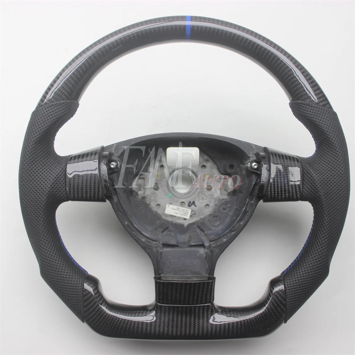 Custom Replacement Real Carbon Fiber Steering Wheel for VW Volkswagen Golf 5 Jetta Mk5 GTI R32 EOS Passat B6 Bora