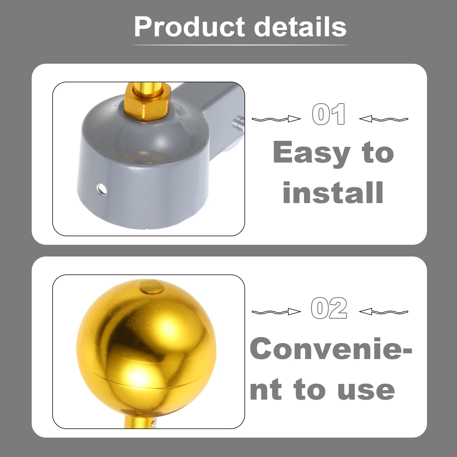 

1 set 1 Set Aluminum Alloy Flagpole Cap Ball Topper Flag Pole Pulley Head Replacement Parts Heavy Duty Metal Accessories Outdoor