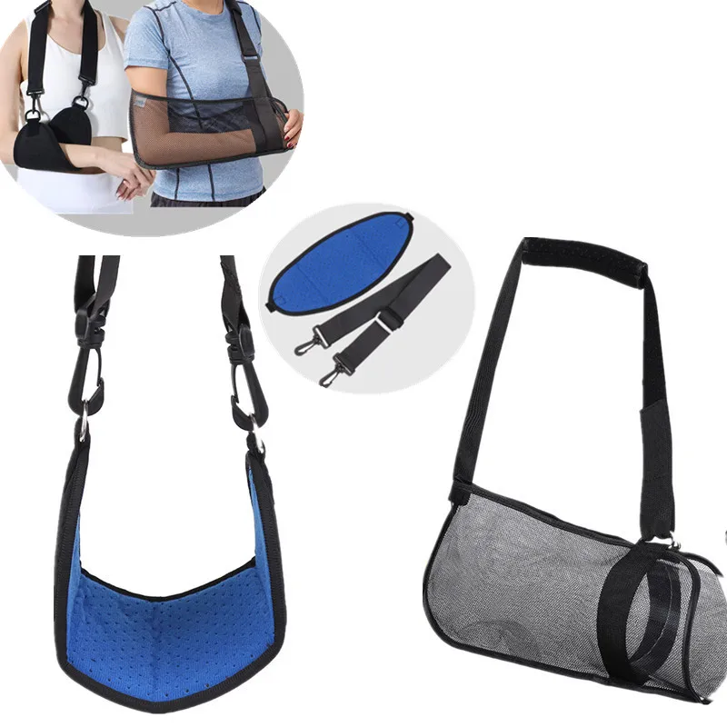 

2 Style Adjustable Arm Sling Support Adjustable Breathable Shoulder Strap Brace Immobilizer Wrist Elbow Forearm Fracture Recover