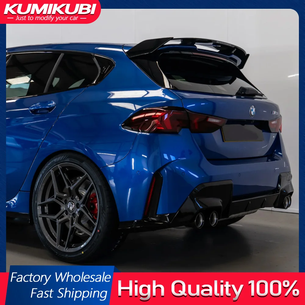 

For BMW 1 Series F40 F70 128ti M135 2019 2020 2021 2022 M Performance Style Car Rear Roof Spoiler Wing ABS Glossy Black Body Kit