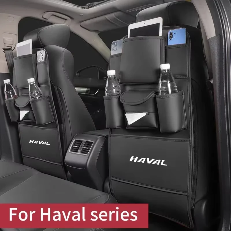 For Haval M1 M2 M4 H2 H3 H5 H6 H7 Car Seat Anti Kick Pad Leather Seat Back Organizer Anti Scratch Protector Pads