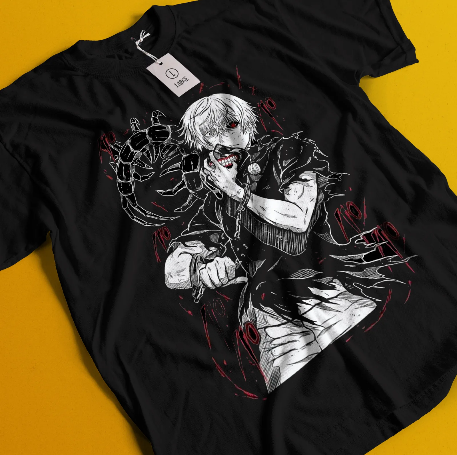 

Tokyo Ghoul T-Shirt Ken Kaneki Shirt Juuzou Suzuya Tshirt Touka Kirishima Horror
