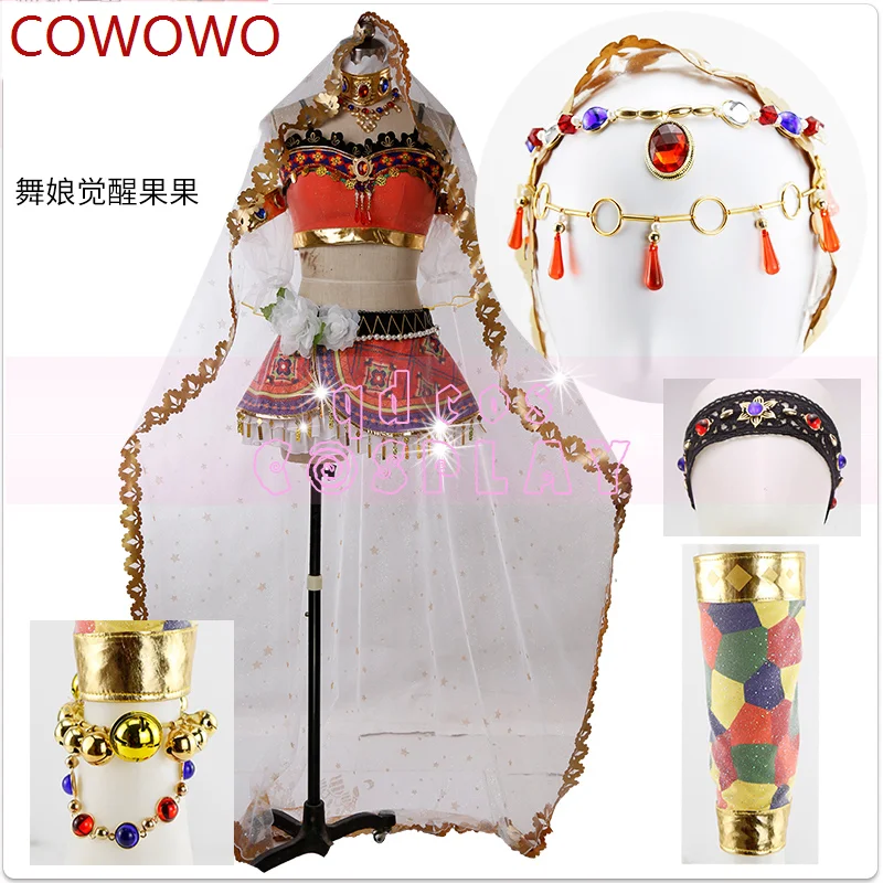 COWOWO Anime Lovelive All Members May New Card Arab Aladdin Dancers Awakening Uniform Cosplay Costume For Women Custom-made