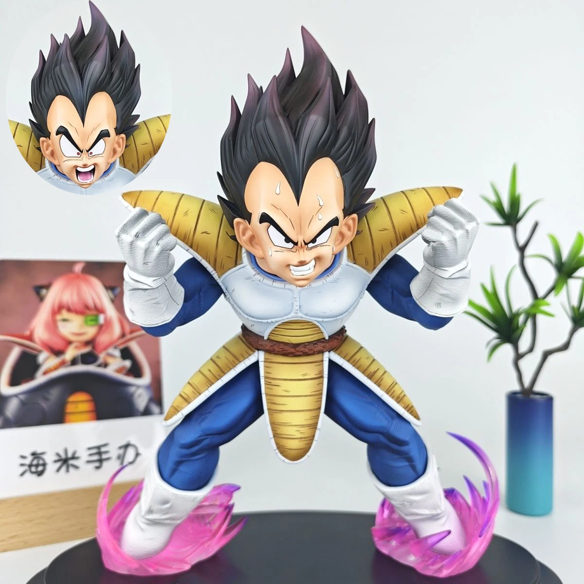 

22cm Dragon Ball Anime Figure Vegeta Figure Super Saiyan Vegeta Figurine Pvc Gk Statue Model Doll Collection Decorate Toys Gift