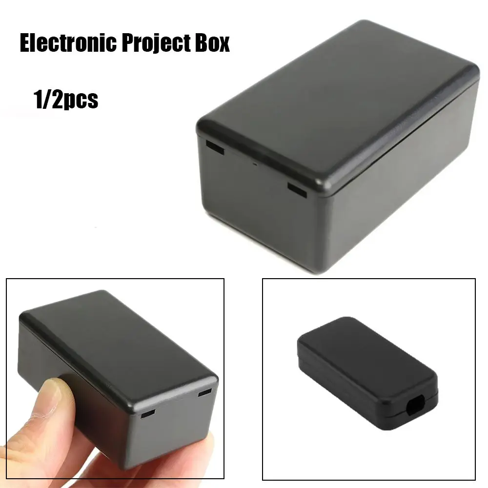 1/2pcs 5 sizes High Quality ABS Plastic Electronic Project Box Waterproof Cover Project Enclosure Boxes Instrument Case