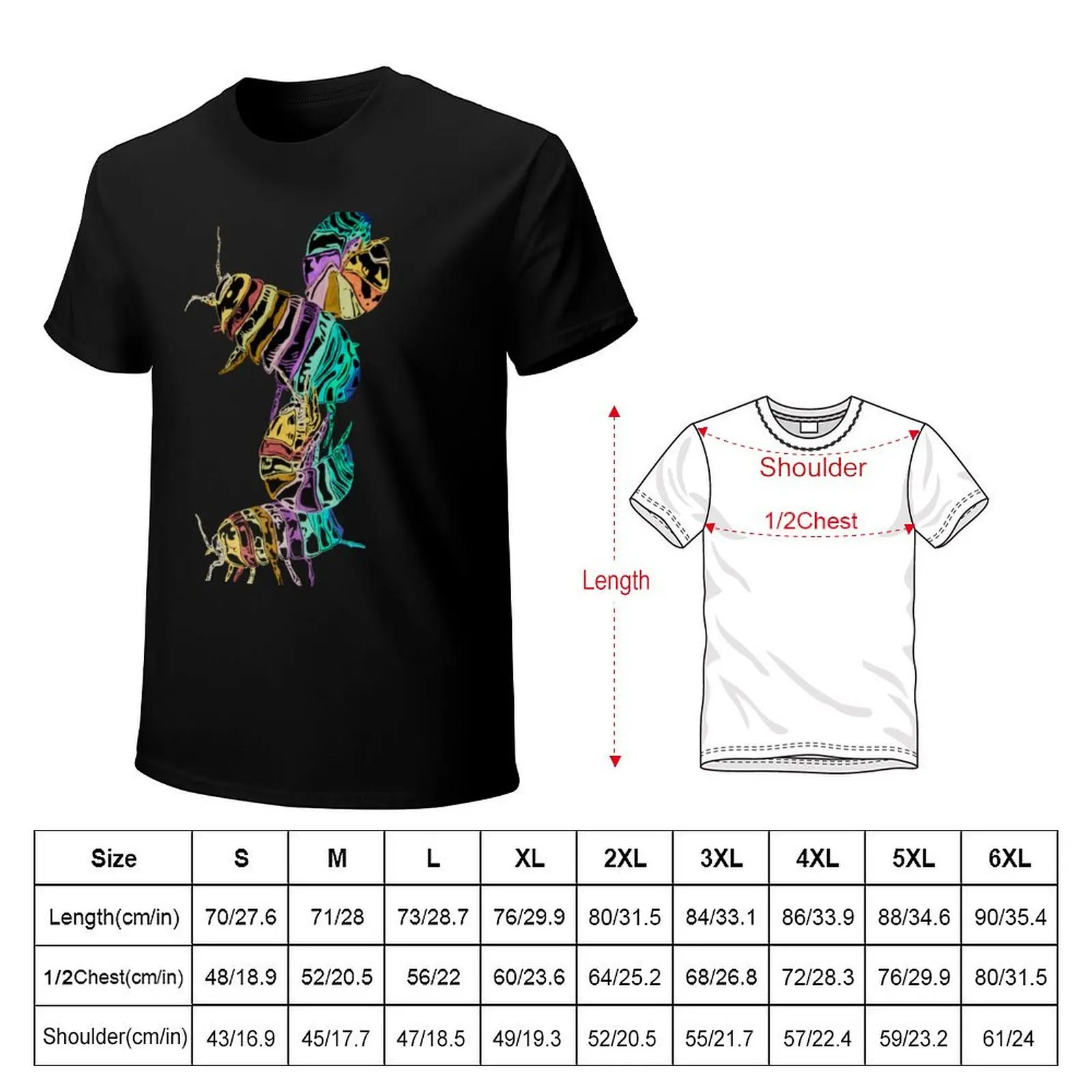 Pill Bugs T-Shirt custom shirt Aesthetic clothing cotton graphic tees heavyweights men graphic tees