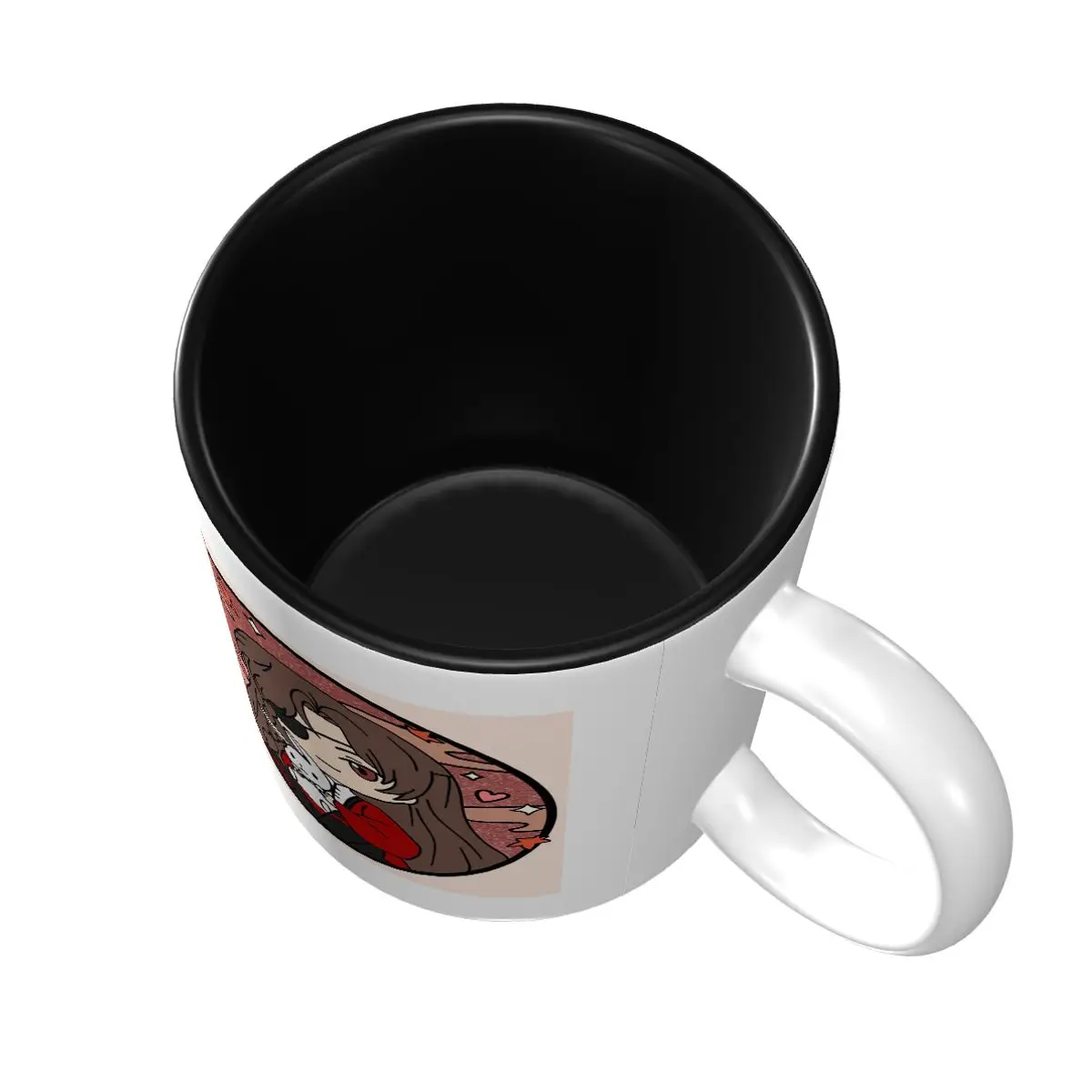 Ghost King Hua Cheng TGCF Anime Chibi Mug Funny Ceramic Coffee Cups Tea Mugs Milk Cup Drinkware Gift for Friends