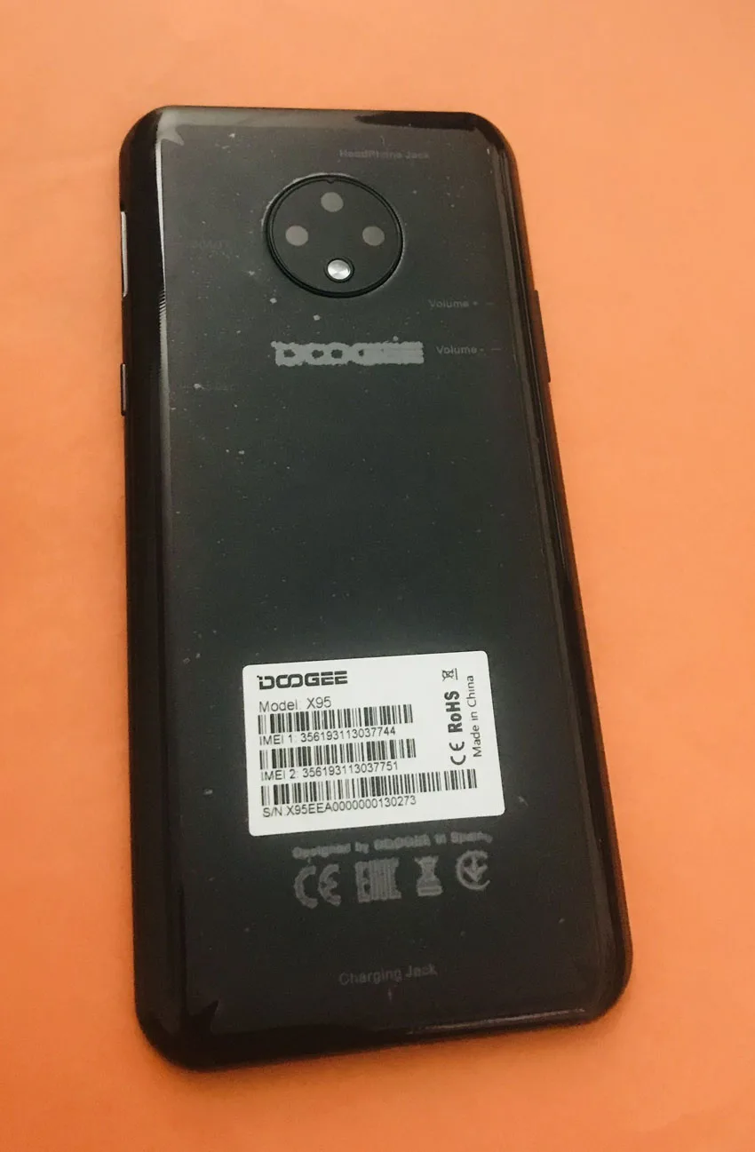 

Original Back case cover+camera lens for DOOGEE X95 MT6737 Quad Core 6.52inch Free shipping