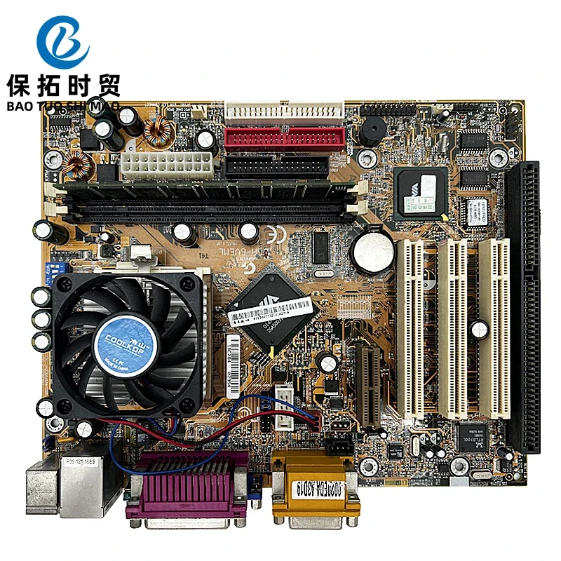 

Original 8601T GA-6VEML GA-6VEM ISA Motherboard With 3PCI VGA LPT 1 ISA Slot CPU Industrial Board