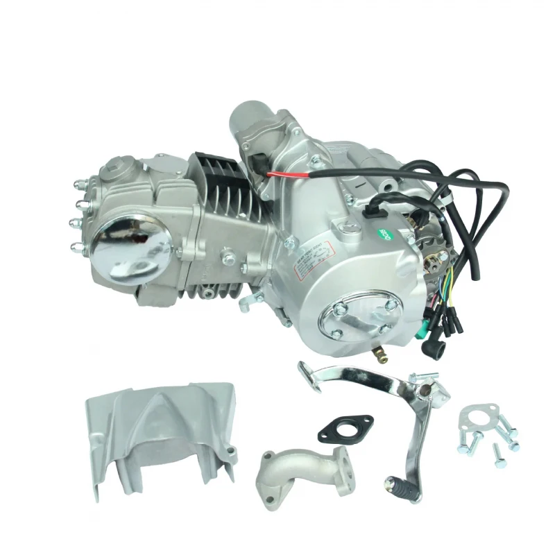 125cc ATV Beach Car 3+1 Reverse Gear Engine Factory Direct Sale New 4 Stroke Water-Cooled Motorcycle  CDI Modification